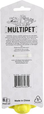 Show full view: Multipet Loofa "Ruff" Latex Squeaky Dog Toy, Color Varies slide 3 of 8