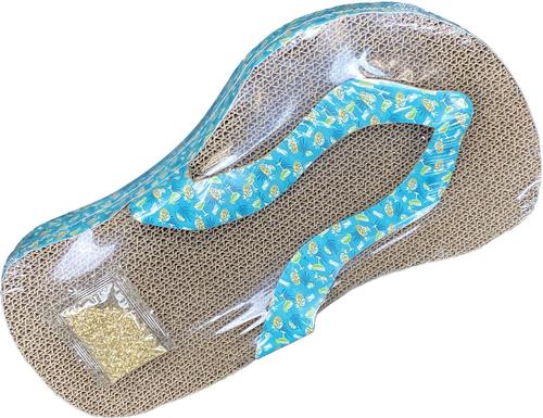 Show full view: Multipet Margaritaville Flip Flop Cat Scratcher Toy with Catnip, 16-in slide 1 of 1