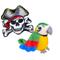 Show in main carousel: Multipet Margaritaville Pirate Skull & Parrot Plush Cat Toy with Catnip, Multicolor, 2-in slide 1 of 1