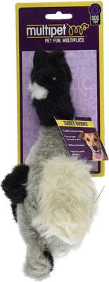 Show full view: Multipet Migrator Bird Canadian Goose Squeaky Plush Dog Toy, Medium slide 2 of 5