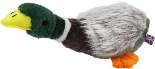 Show full view: Multipet Migrator Bird Mallard Squeaky Plush Dog Toy, Large slide 1 of 5