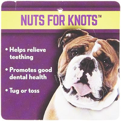 Show full view: Multipet Nuts for Knots Heavy Duty Rope with Tug Dog Toy, Color Varies, Small slide 4 of 7