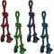Show in main carousel: Multipet Nuts for Knots Rope Tug & Danglers Dog Toy, Color Varies, 1 count slide 1 of 2