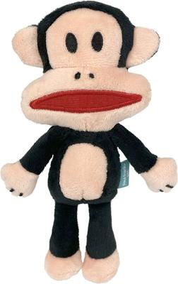Show full view: Multipet Paul Frank Julius Squeaky Plush Dog Toy, Brown, 6-in slide 1 of 2