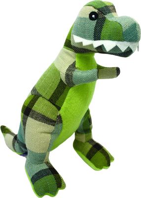 Show full view: Multipet Plaidosaurus Squeaky Plush Dog Toy, Character Varies slide 1 of 5