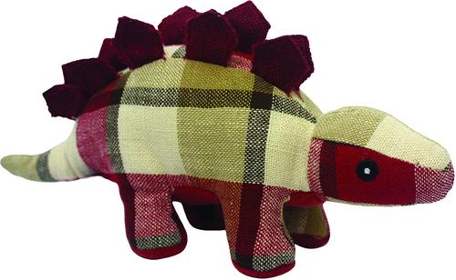 Show full view: Multipet Plaidosaurus Squeaky Plush Dog Toy, Character Varies slide 4 of 5