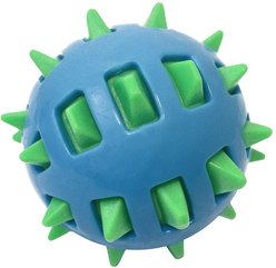 Multipet Spike TPR Ball Dog Toy, Color Varies