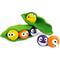 Show in main carousel: Multipet Three Peas in a Pod Squeaky Dog Toy, Assorted, 7.5-in slide 1 of 4