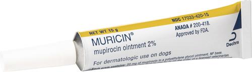 Show full view: Muricin (mupirocin) Ointment for Dogs, 2%, 15-gm slide 3 of 4