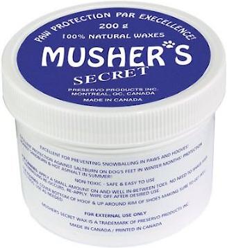 Show full view: Musher's Secret Paw Protection Natural Dog Wax, 200-g jar slide 2 of 4