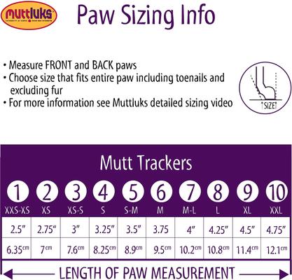 Show full view: Muttluks Trackers All-Season Dog Boots, Black, 2 count, 1 slide 8 of 11