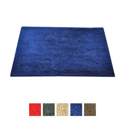 My Doggy Place Microfiber Dog Doormat, Blue, Medium