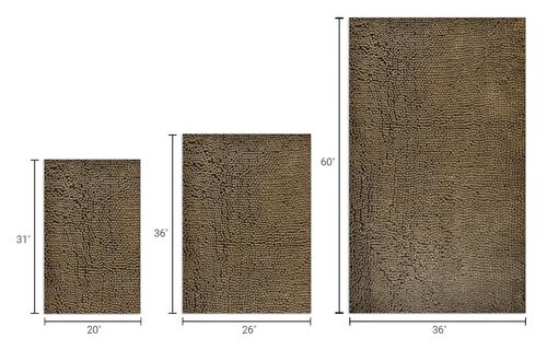 Show full view: My Doggy Place Microfiber Dog Doormat, Brown, Large slide 8 of 10