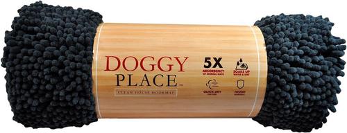 Show full view: My Doggy Place Microfiber Dog Doormat, Charcoal, Large slide 4 of 9