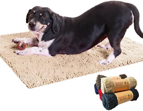 Show full view: My Doggy Place Microfiber Dog Doormat, Oatmeal, Medium slide 3 of 9