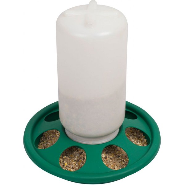 My Favorite Chicken 7-Hole Chicken Feeder, 2-lb, Green