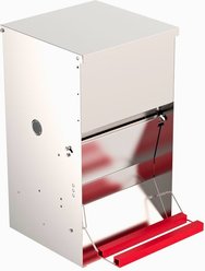 My Favorite Chicken Automatic Metal Treadle Chicken Feeder, 40-lb