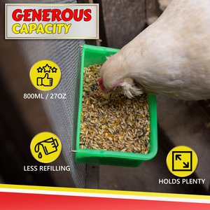 My Favorite Chicken Coop Cup Poultry Feeder, 27-oz