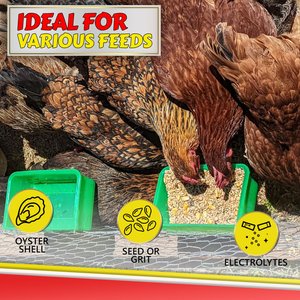 My Favorite Chicken Coop Cup Poultry Feeder, 27-oz