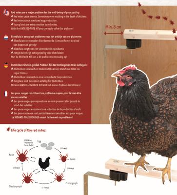 Show full view: My Favorite Chicken Coop Roost Perches Chicken Red Mite Prevention Kit slide 6 of 7