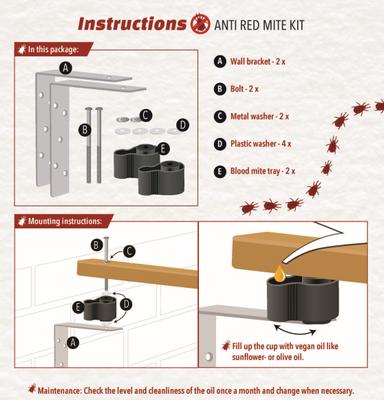 Show full view: My Favorite Chicken Coop Roost Perches Chicken Red Mite Prevention Kit slide 5 of 7