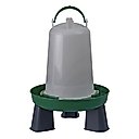 My Favorite Chicken Elevated Bayonet Poultry Drinker, Green, 1.5-gal