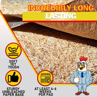 Show full view: My Favorite Chicken Premium Natural Chicken Nesting Pads, 10 count slide 5 of 9