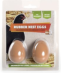 My Favorite Chicken Rubber Nest Eggs, 2 count, Brown