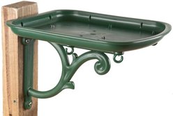 My Favorite Chicken Urban Garden Seed Tray Table Mountable Bird Feeder, Green