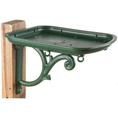 My Favorite Chicken Urban Garden Seed Tray Table Mountable Bird Feeder, Green