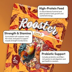 Mycelium Feeds Rooster Plus High Protein Birdseed Chicken Bird Food, 5-lb bag slide 2 of 9
