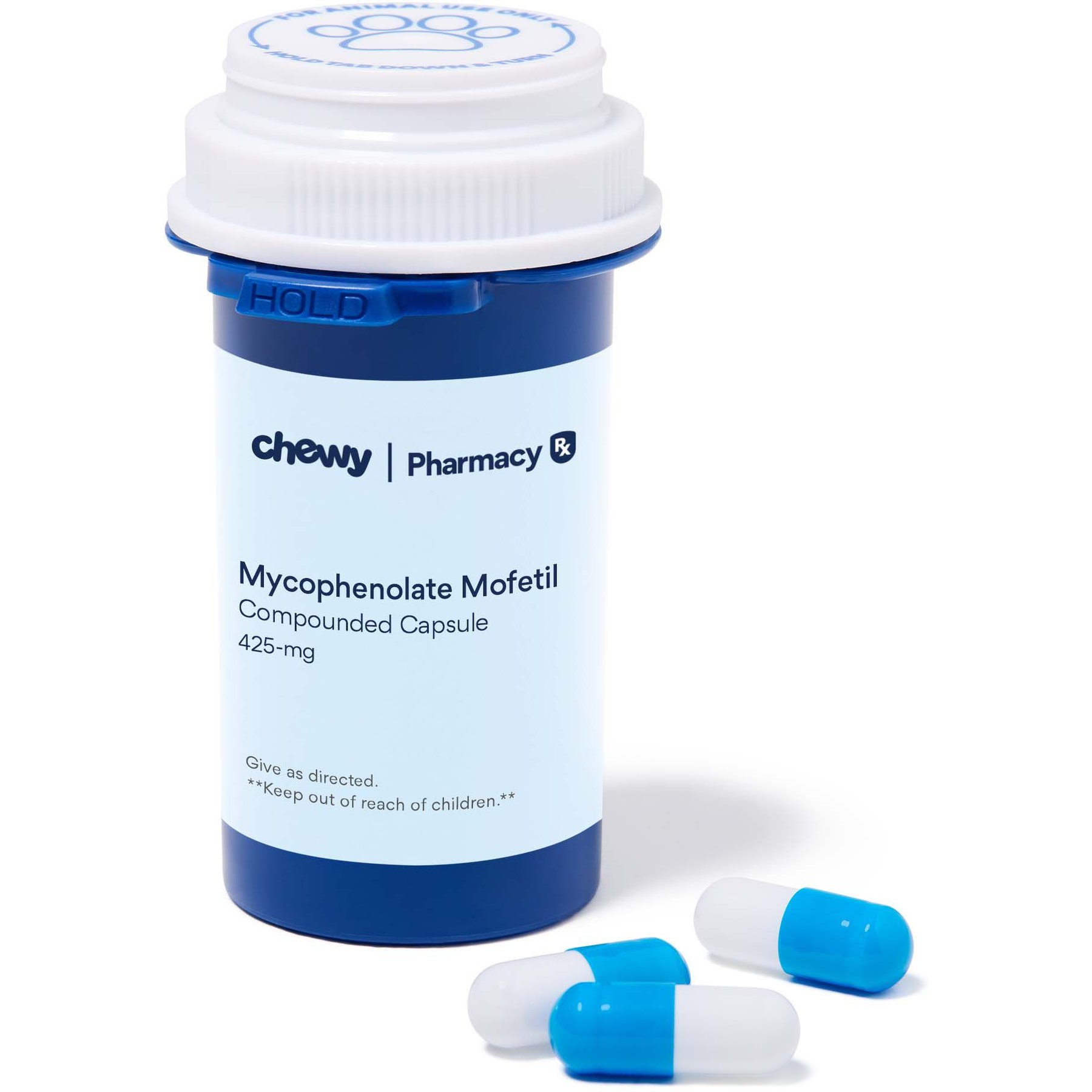 Mycophenolate Mofetil Compounded Capsule, 425 mg, 60 capsules for Veterinary use