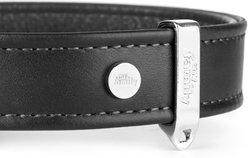myfamily Hermitage Leather Standard Dog Collar, Black, 3X-Small: 7 to 8-in neck, 0.5-in wide slide 2 of 4