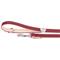 Show in main carousel: myfamily Hermitage Leather Standard Dog Leash, Burgundy/Cream, 6-ft long, 0.9-in wide slide 1 of 4