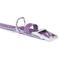 Show in main carousel: myfamily Saint Tropez Premium Italian Leatherette Glitter Dog Collar, Lilac, 12-in slide 2 of 6