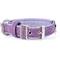Show in main carousel: myfamily Saint Tropez Premium Italian Leatherette Glitter Dog Collar, Lilac, 20-in slide 1 of 6