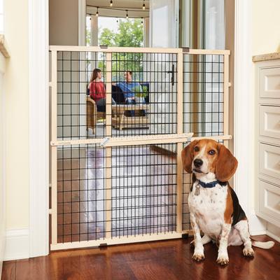 Show full view: MyPet Extra Tall Wide Wire Mesh Dog Gate slide 4 of 6