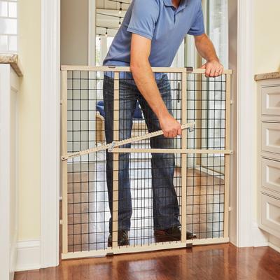 Show full view: MyPet Extra Tall Wide Wire Mesh Dog Gate slide 5 of 6