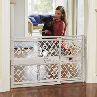 Show full view: MyPet Paws Portable Pet Gate, Light Gray slide 5 of 10
