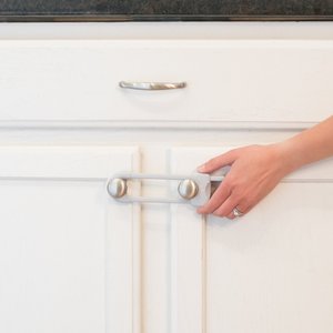 MyPet Safety Paws Grip & Glide Cabinet Locks for Dog & Cat, Gray, 3 count