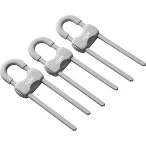MyPet Safety Paws Grip & Glide Cabinet Locks for Dog & Cat, Gray, 3 count