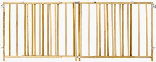 Show full view: MyPet Wood Extra-Wide Swing Pet Gate for Dogs & Cats slide 2 of 7