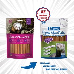 N-Bone Bacon Flavor Chew Sticks Ferret Treat, 1.87-oz bag slide 2 of 8