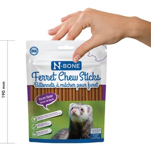 N-Bone Bacon Flavor Chew Sticks Ferret Treat, 3.74-oz bag