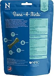N-Bone Bone-A-Mints Mint Flavored Mini Dental Dog Treats, 16 count slide 2 of 5