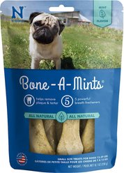 N-Bone Bone-A-Mints Mint Flavored Small Dental Dog Treats, 10 count