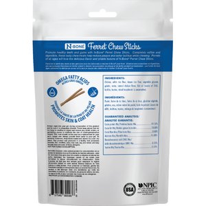 N-Bone Chicken Flavor Chew Sticks Ferret Treat, 1.87-oz bag