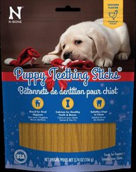 N-Bone Chicken Flavor Holiday Puppy Teething Treats, 3.74-oz bag