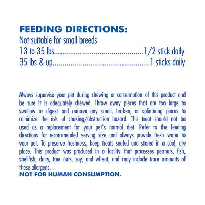 Show full view: N-Bone Chicken Flavor Puppy Jumbo Teething Sticks Dental Dog Treats, 7 count slide 8 of 10