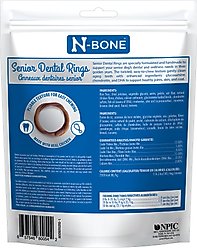 N-Bone Chicken Flavored Dental Rings Senior Dog Treats, 9.8-oz bag slide 2 of 7
